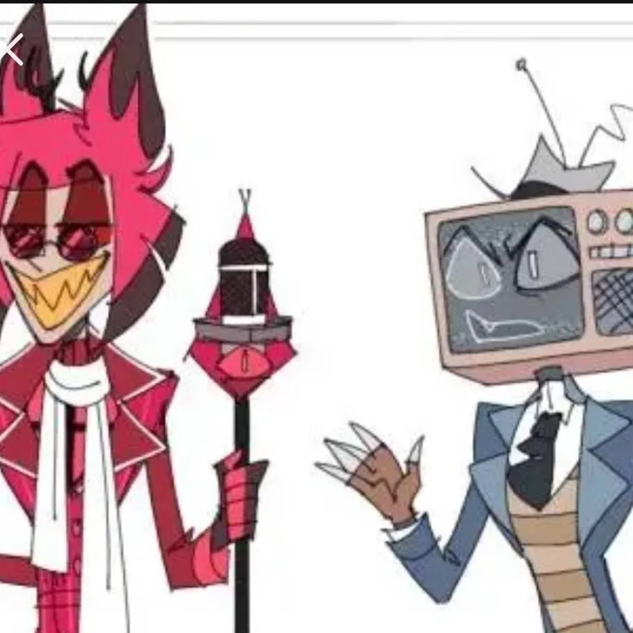 chat with ai character: Alastor y vox 