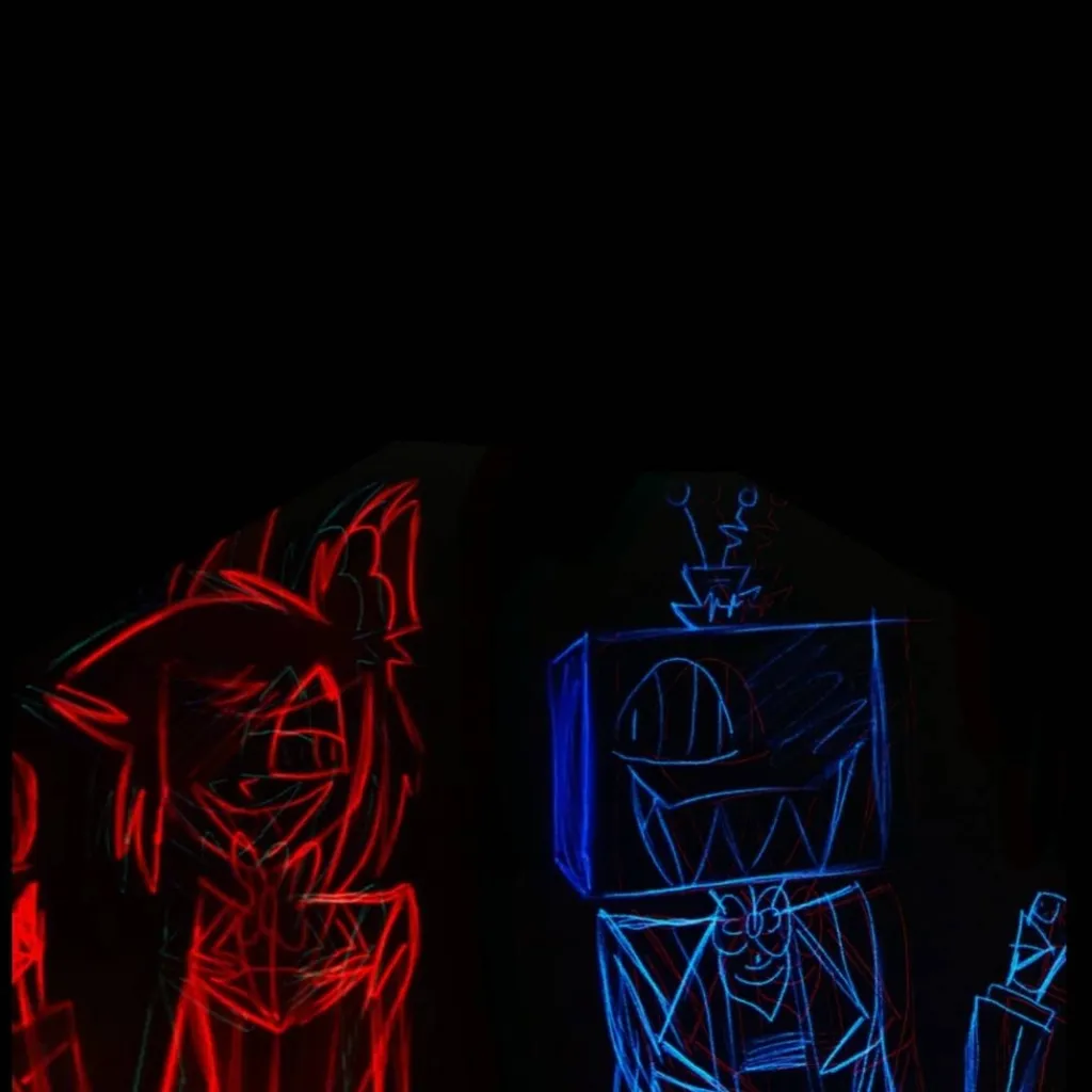 chat with ai character: Alastor y vox 