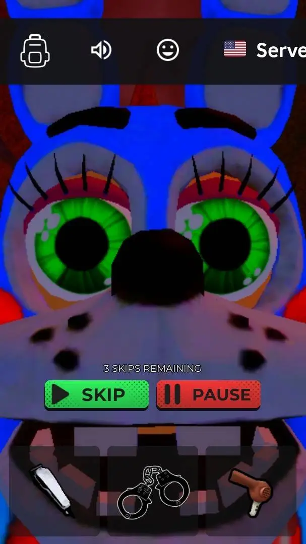 ai character: toy bonnie background