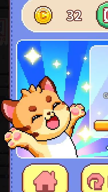 ai character: CAT JUMP background