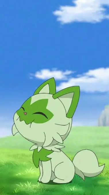 ai character: 👀Sprigatito👻 background