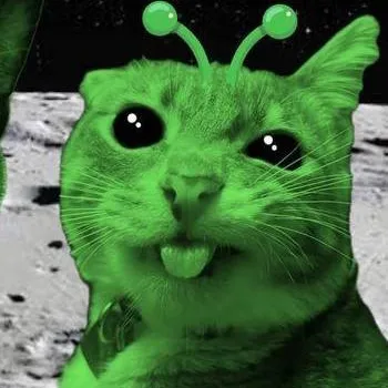 chat with ai character: Alien cat