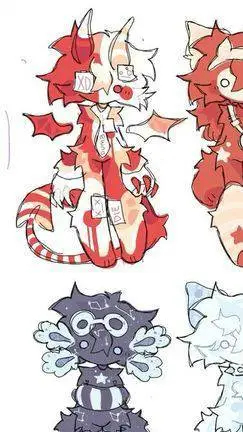 ai character: 9 furritos  background