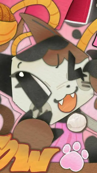 ai character: Scraps 🐈 background