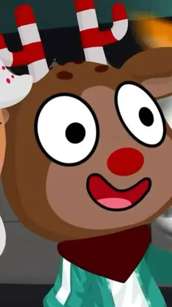 ai character: 🍁🍃Rudie🦌🐾 background