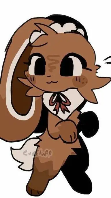 ai character: ~∘✨🐾cocoa🐰🍫∘∙~ background