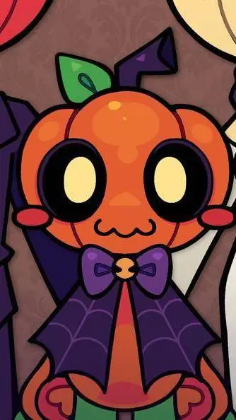 ai character: 🍁123🎃⭐~Gourdy✨🎃~🍁🐾 background