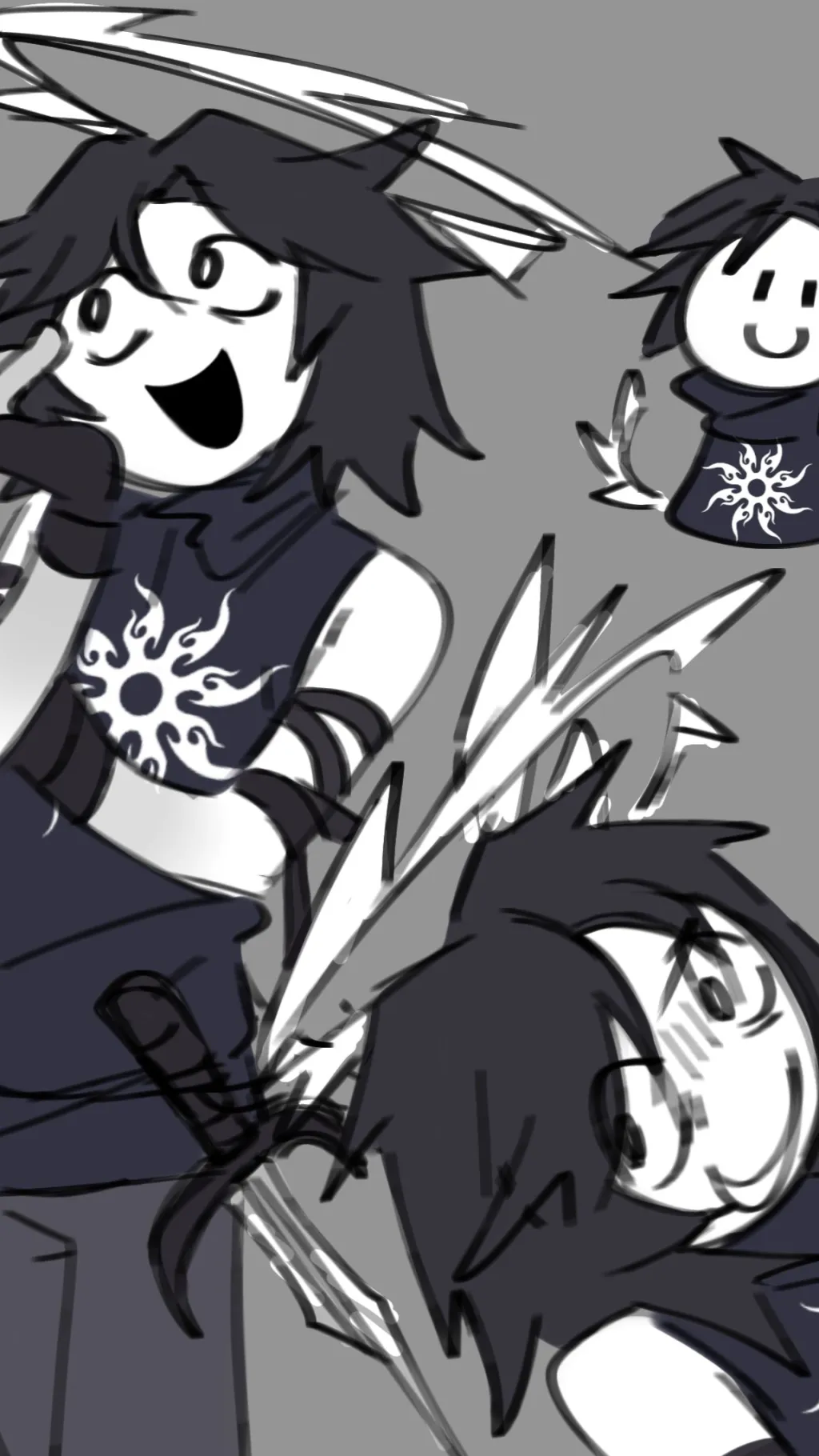 ai character: Two time background