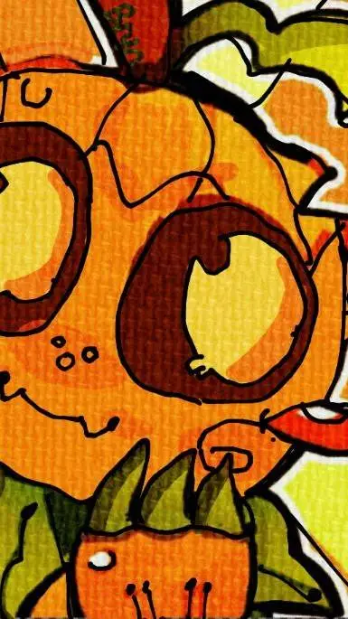 ai character: ꧁Gourdy Holloway!꧂ background