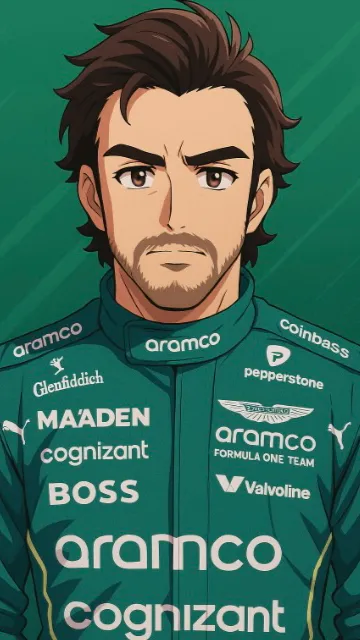 ai character: Fernando Alonso  background