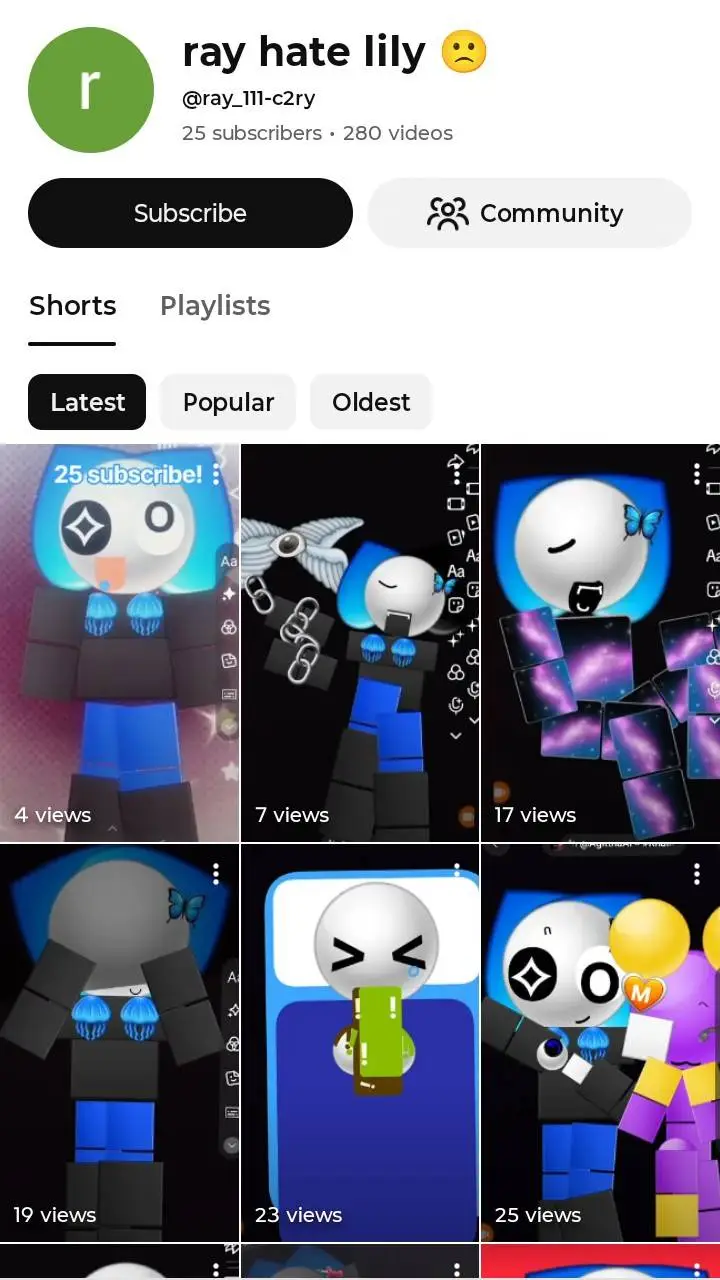 ai character: ray background