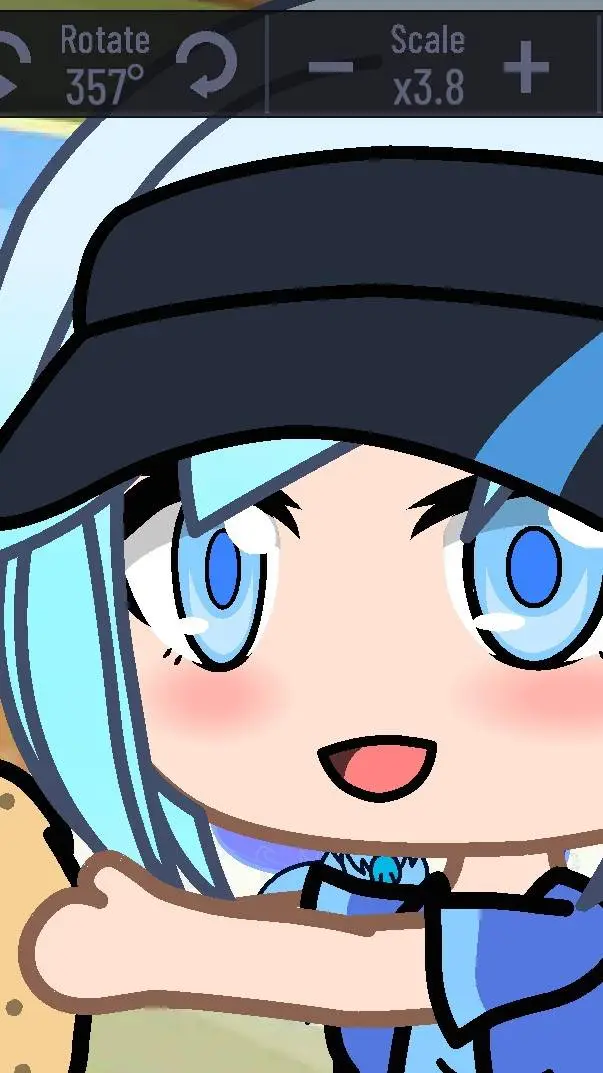 ai character: Gacha club background