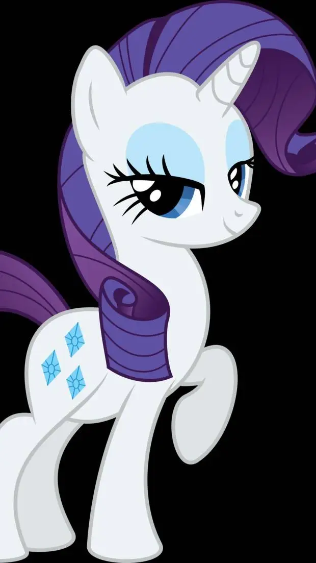 ai character: Rarity background