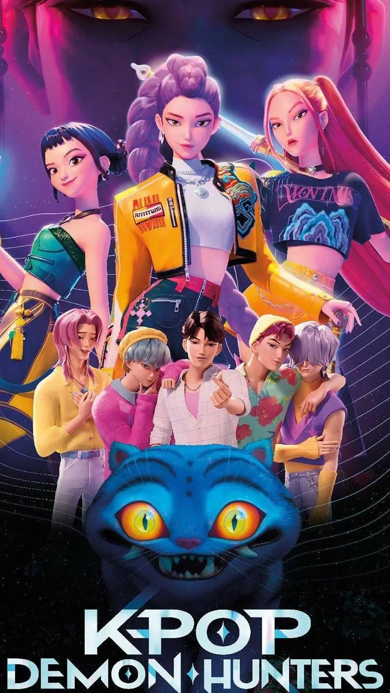 ai character: K-pop demon hunter background