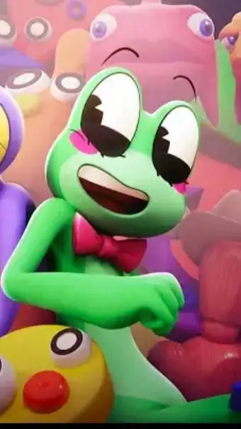 ai character: Ribbit  background