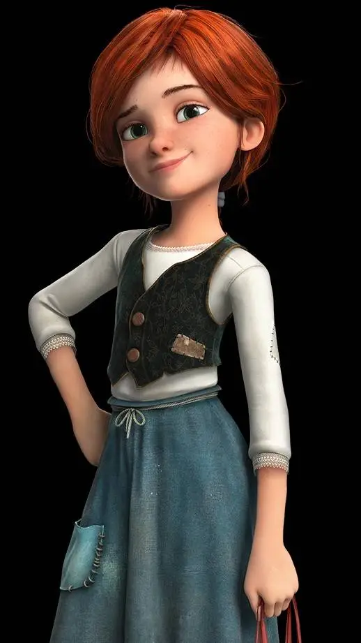 ai character: Felencie Le brad  background