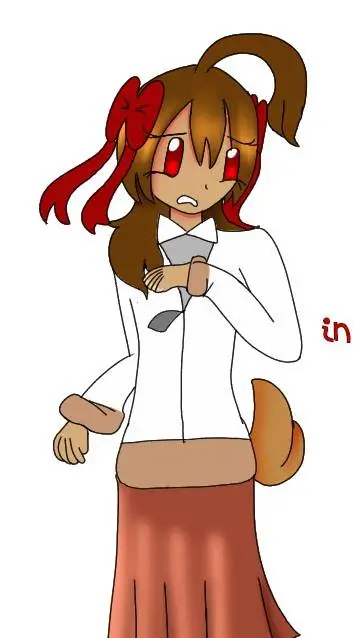 ai character: Scarlett. L background