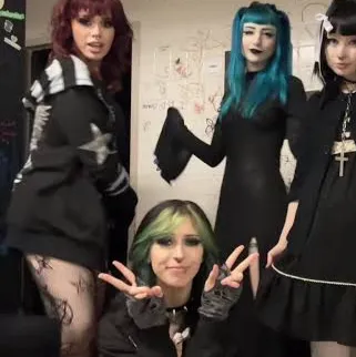 chat with ai character: Goth chicks