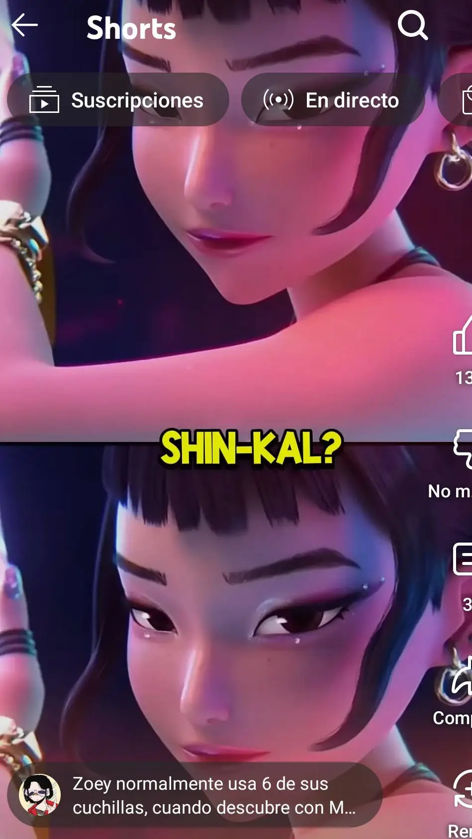 ai character: Zoey background