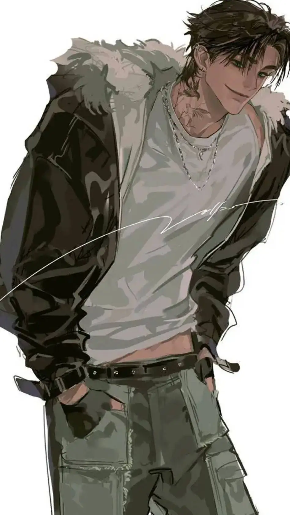 ai character: Matias  background