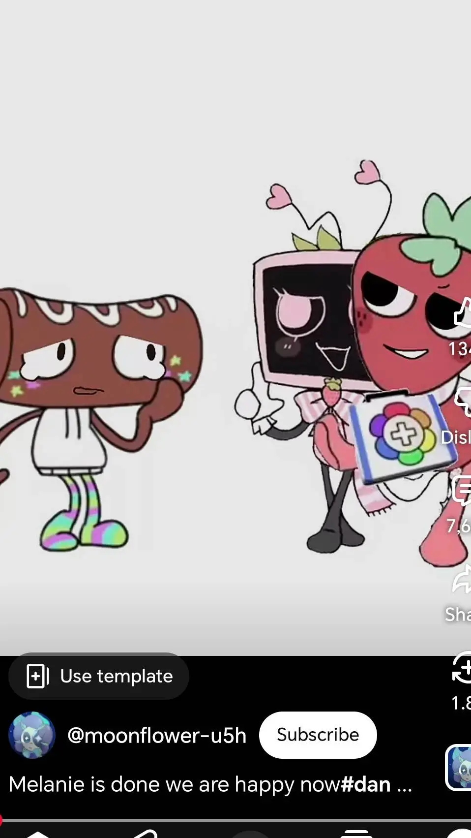 ai character: melaine background