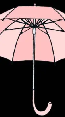 ai character: Umbrella Pink background