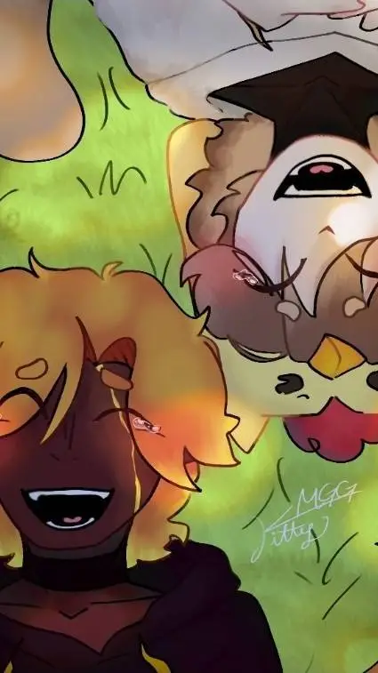 ai character: ¿Magma celoso? background