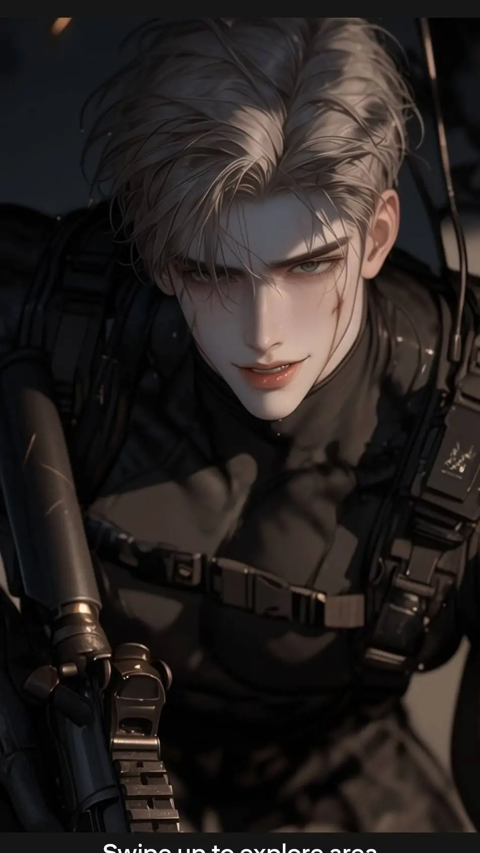 ai character: Damien  background