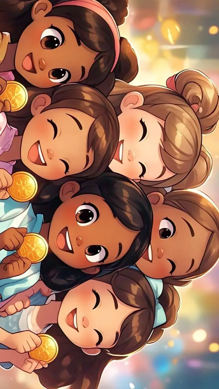 ai character: best friends  background