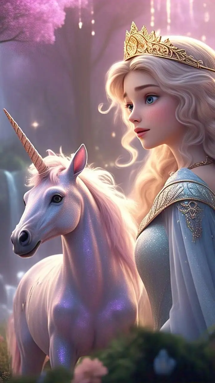 ai character: princess peach  background