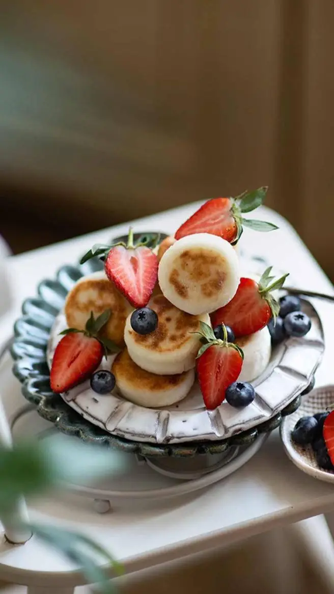 ai character: hot cake background