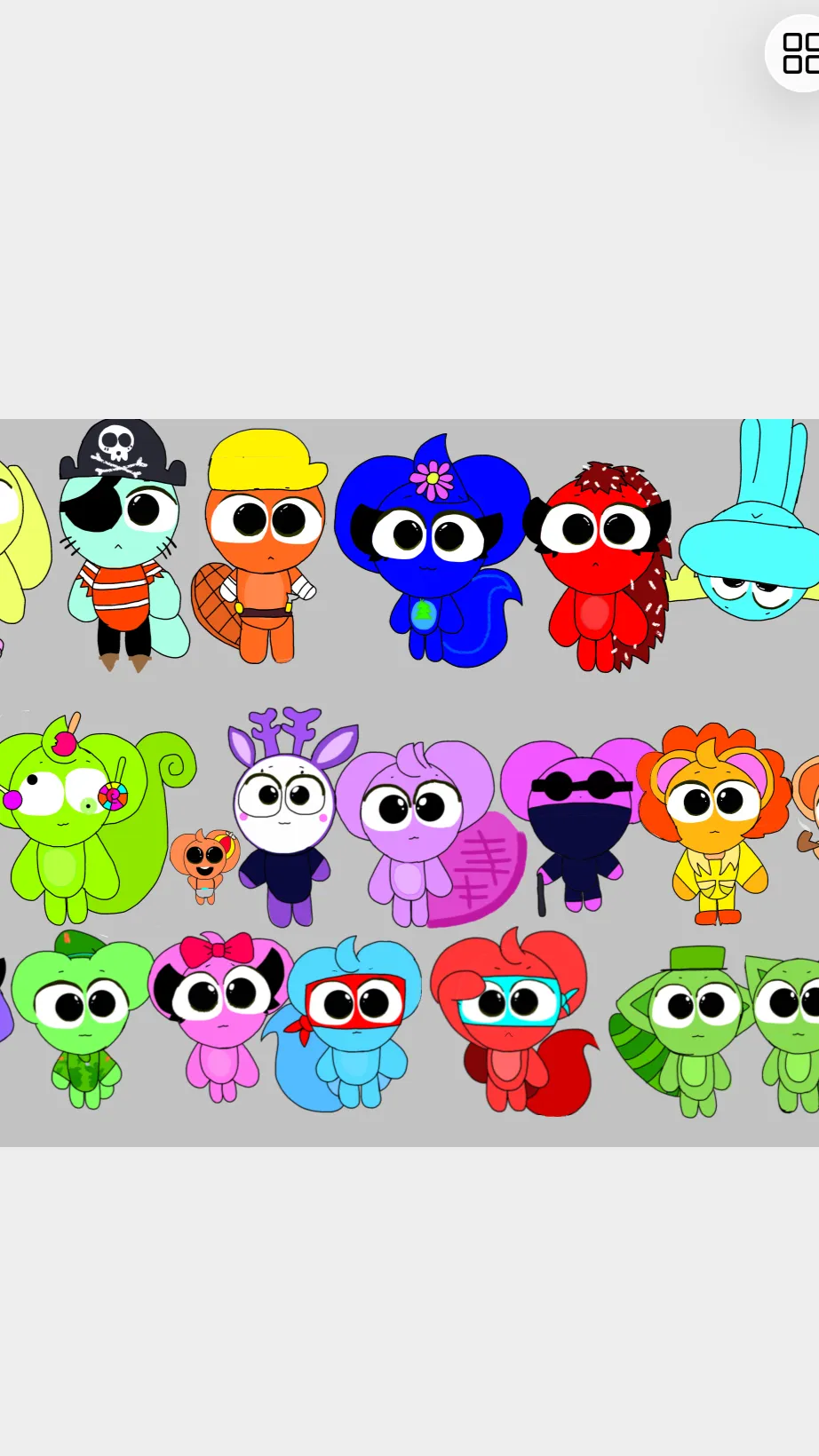 ai character: Chibi HTF background