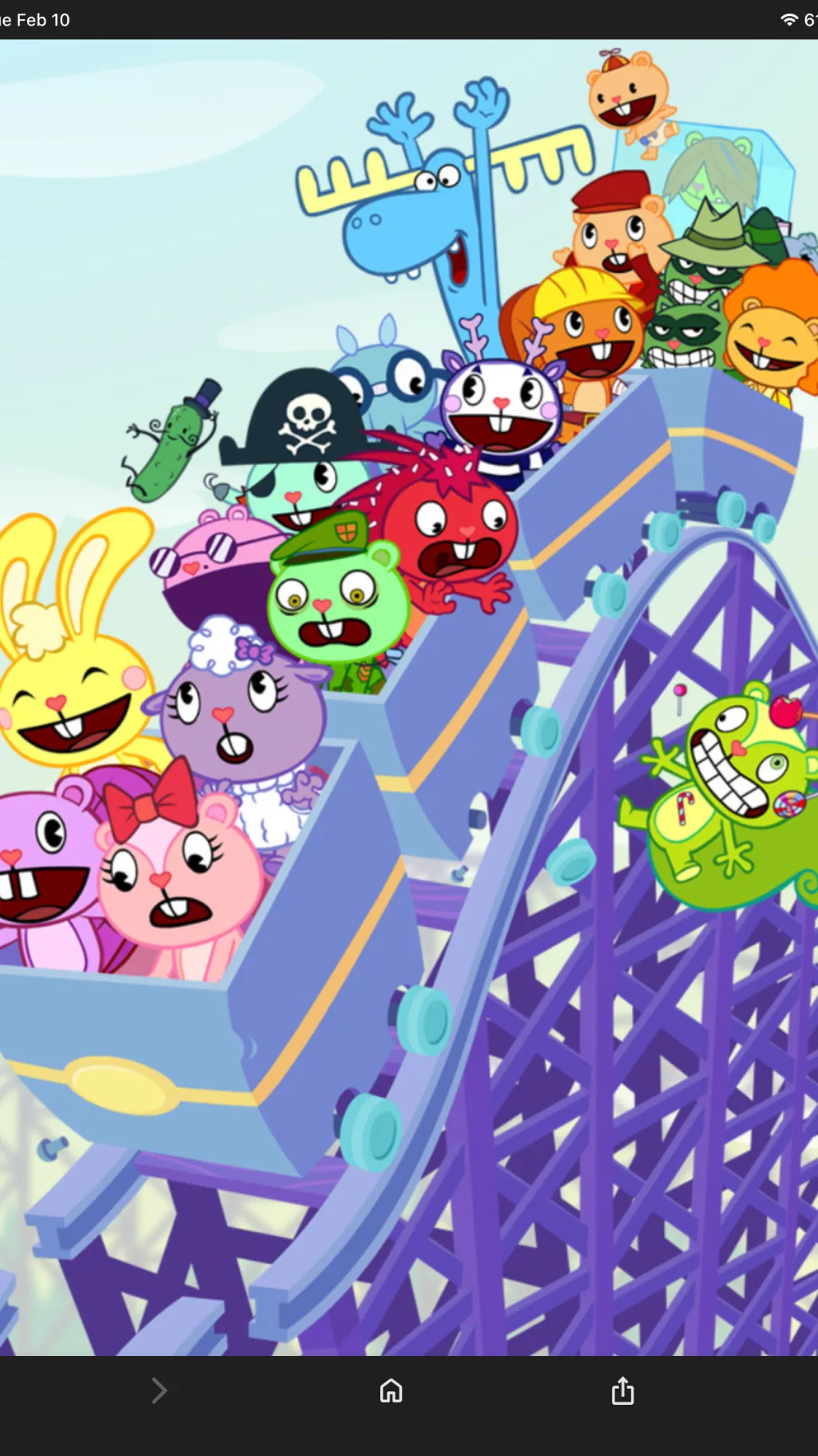 ai character: HTF Valentines  background