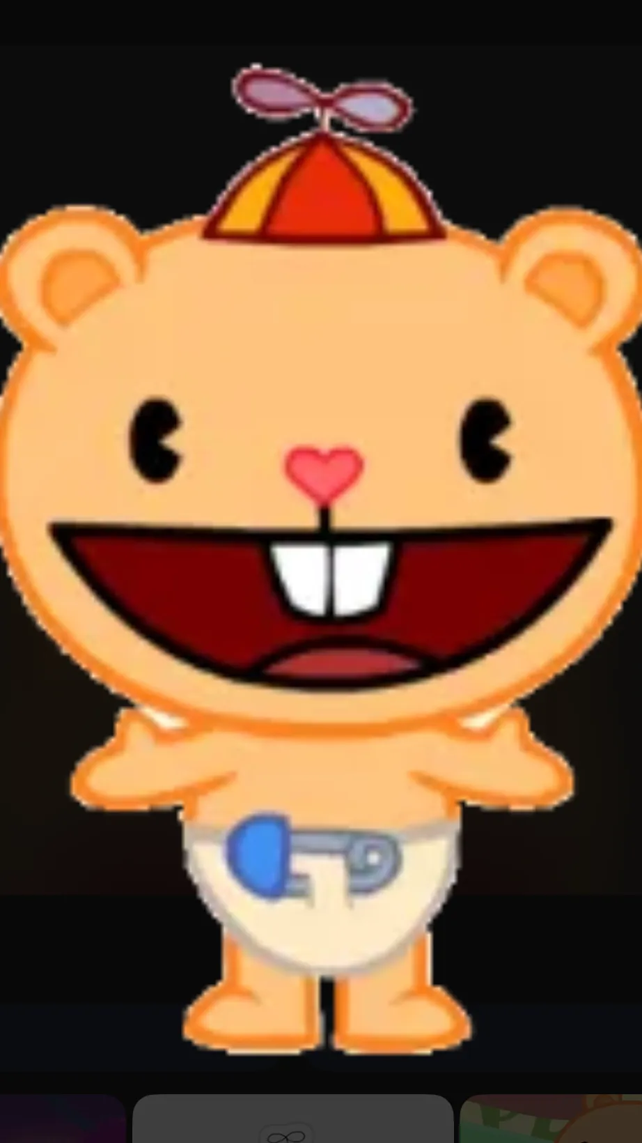 ai character: Cub HTF background