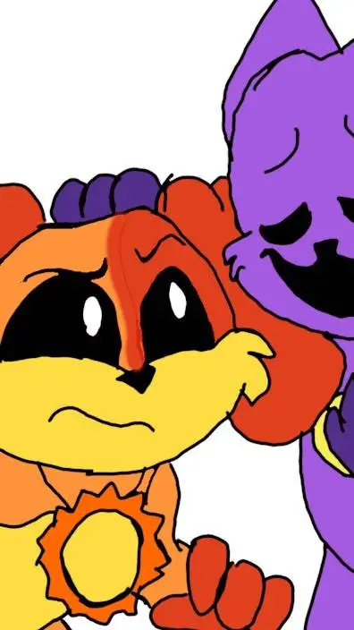 ai character: Smiling Critters background
