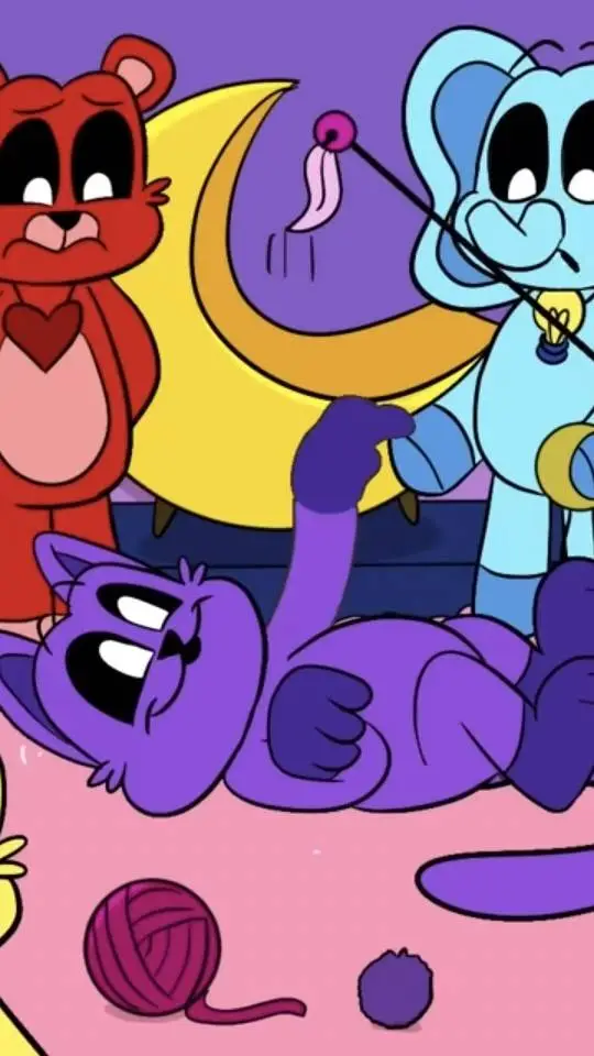 ai character: sick catnap background