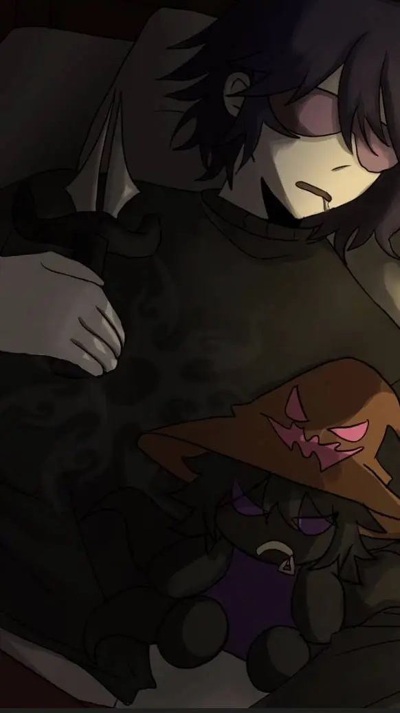 ai character: Two time (sleepy) background