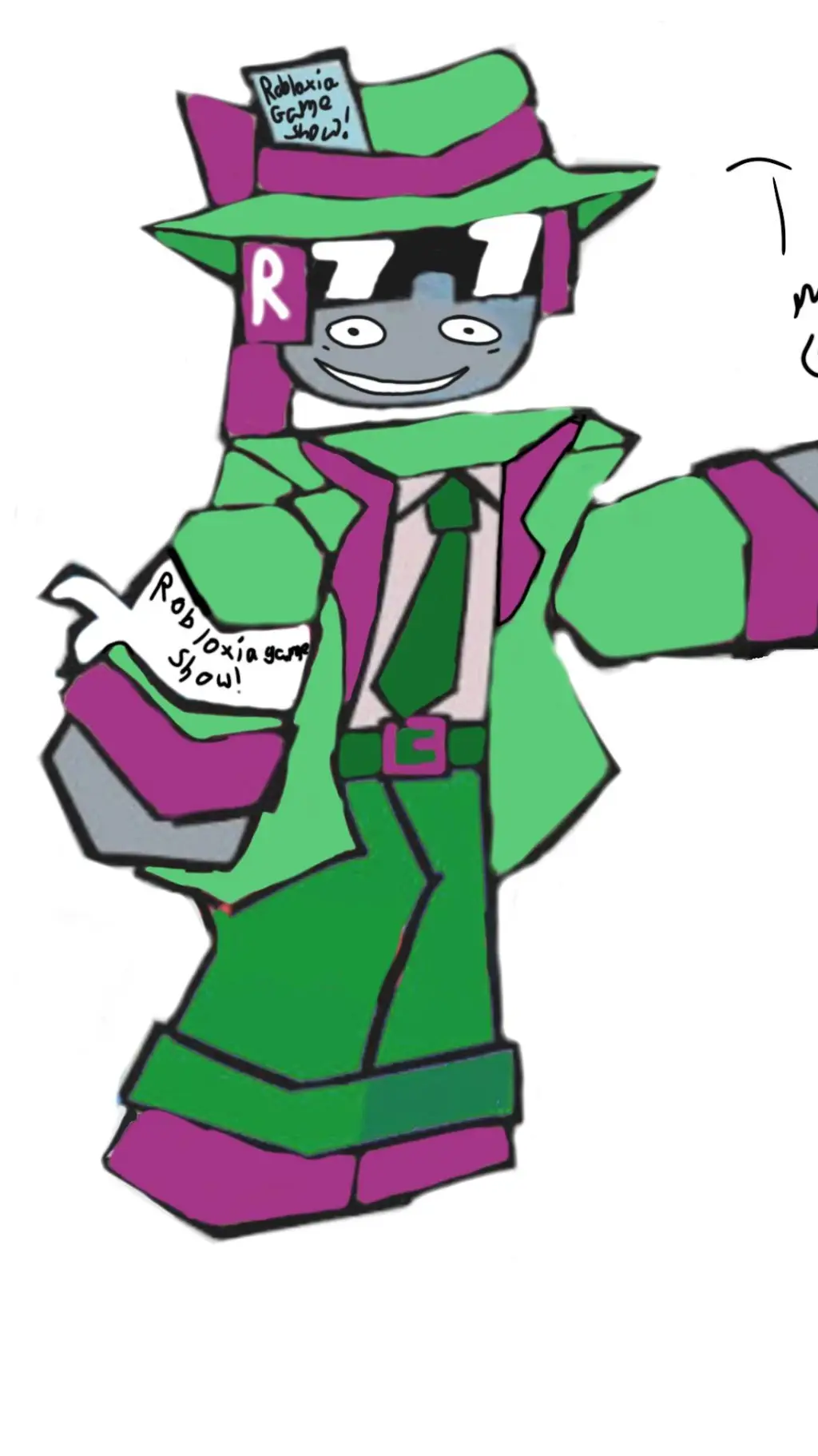 ai character: Gameshow Chance background