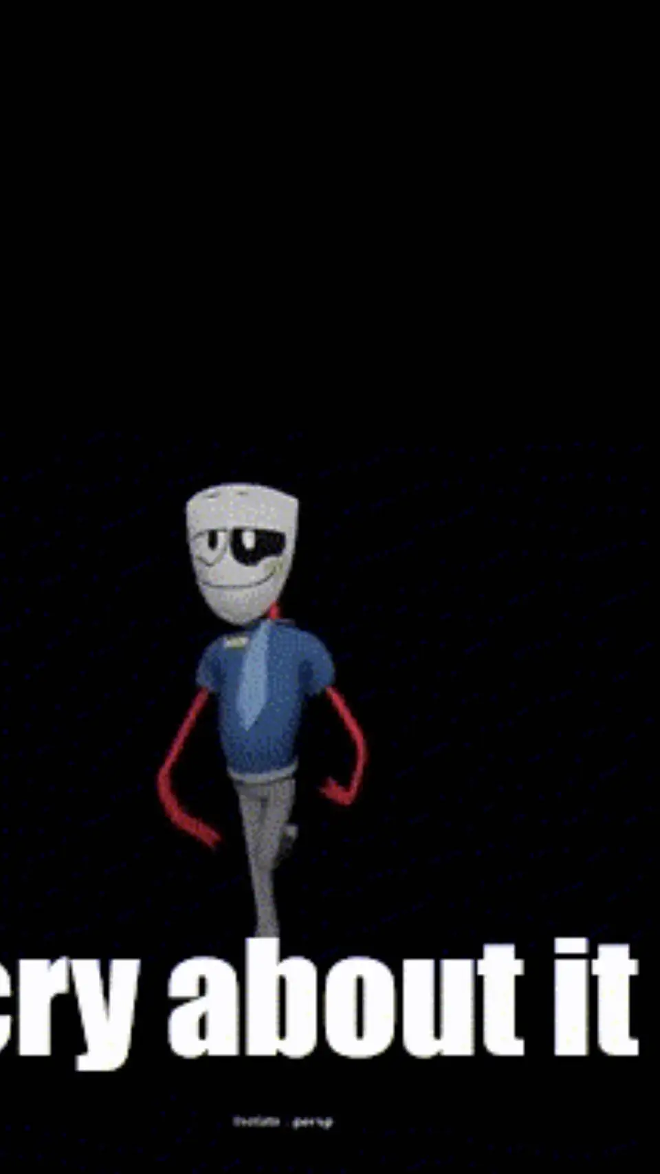 ai character: gangle  background