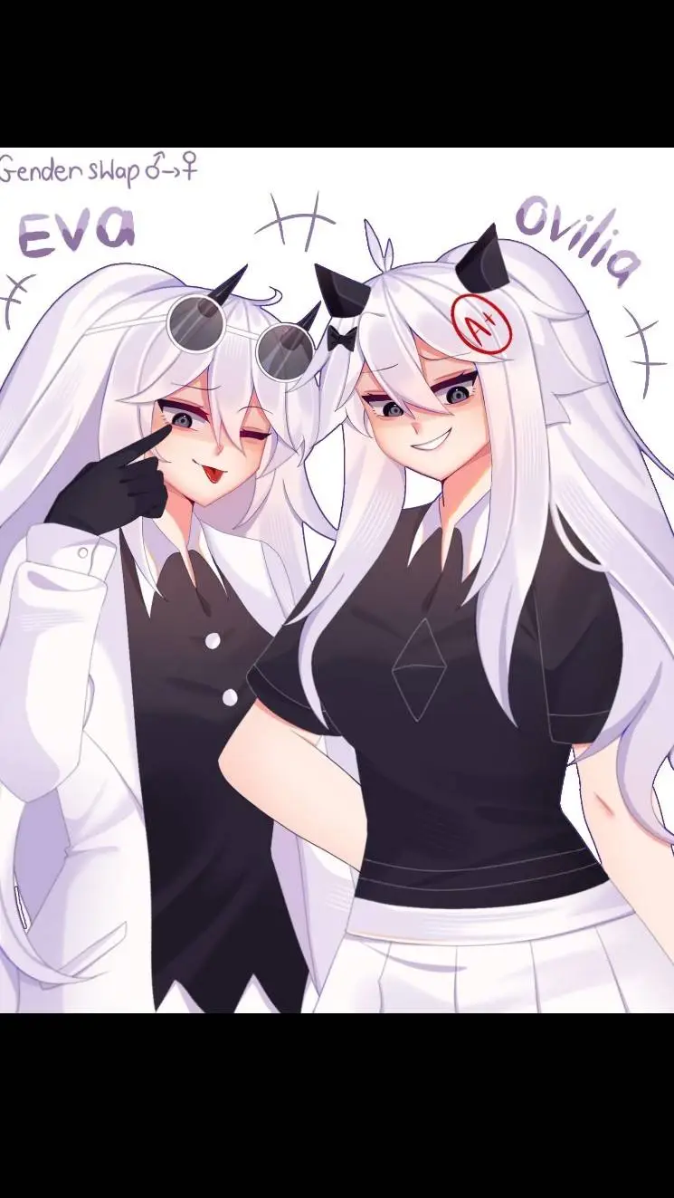 ai character: Olivia and Eva background