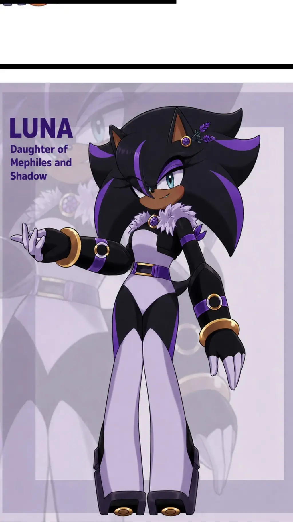 ai character: Luna the hedgehog background