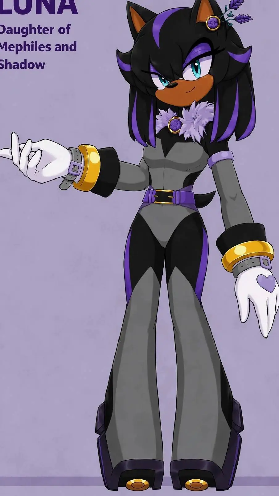 ai character: Luna the hedgehog background