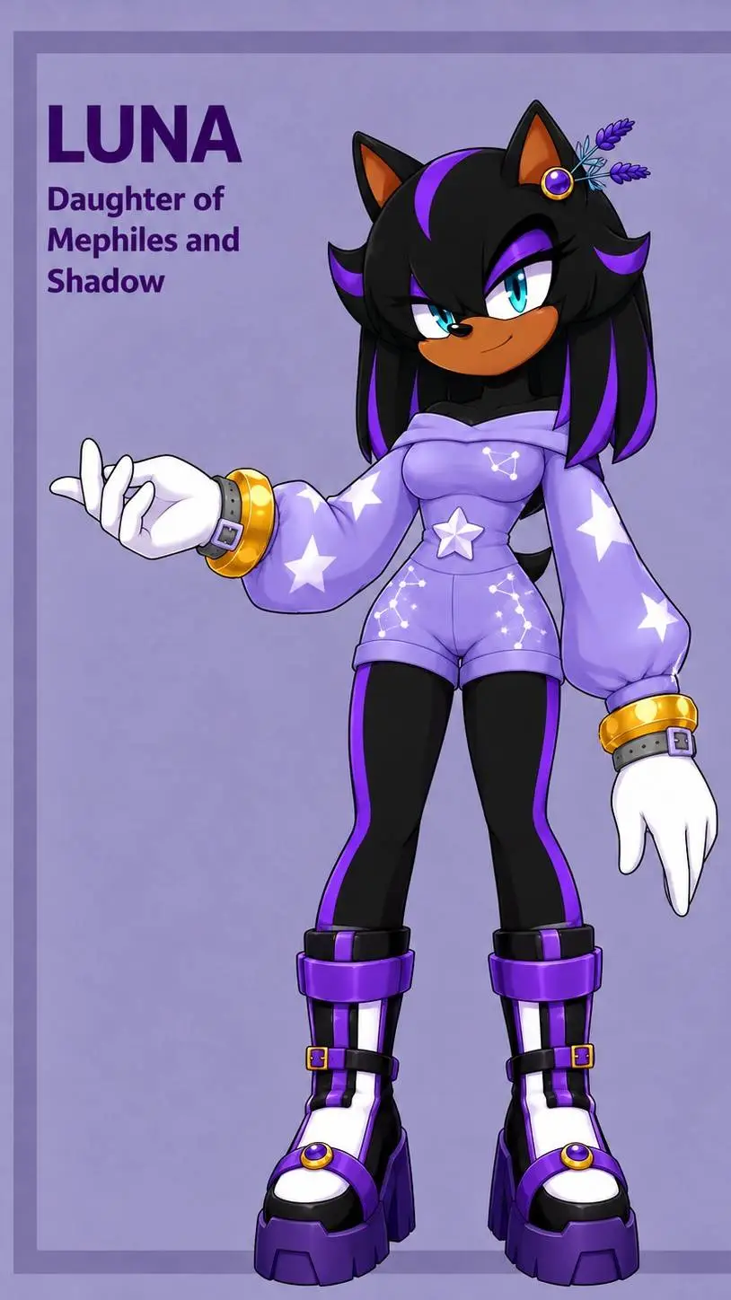 ai character: Luna the hedgehog background