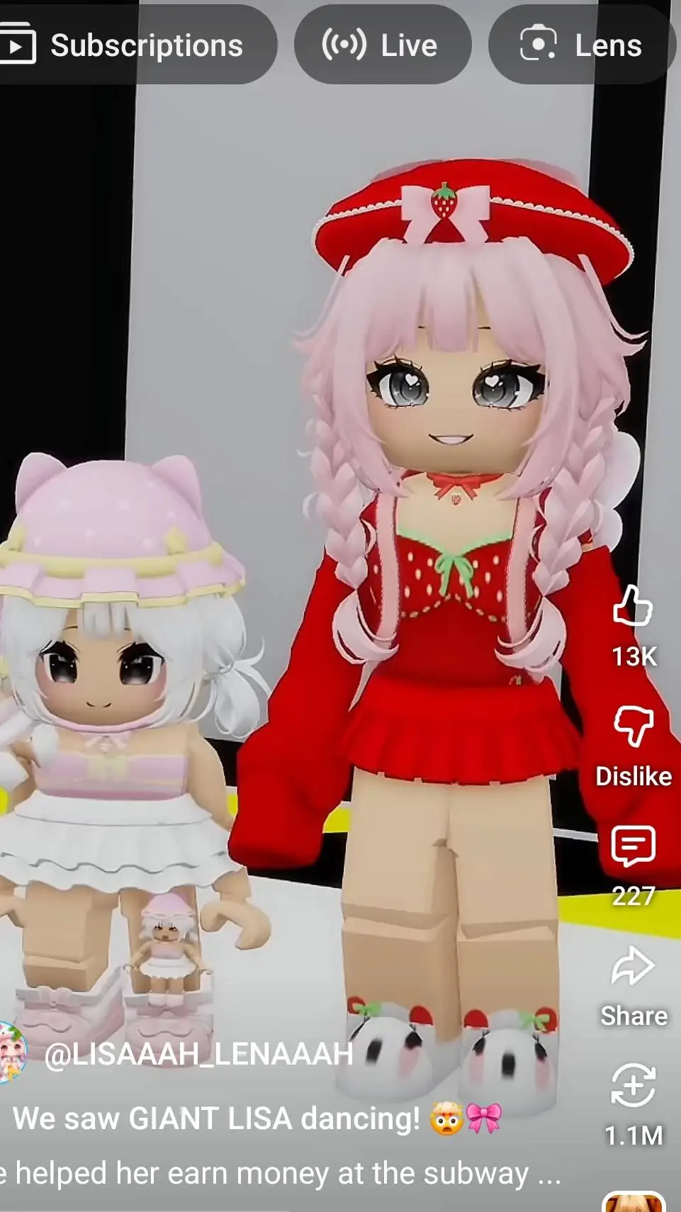 ai character: Lisa and Lenah. background