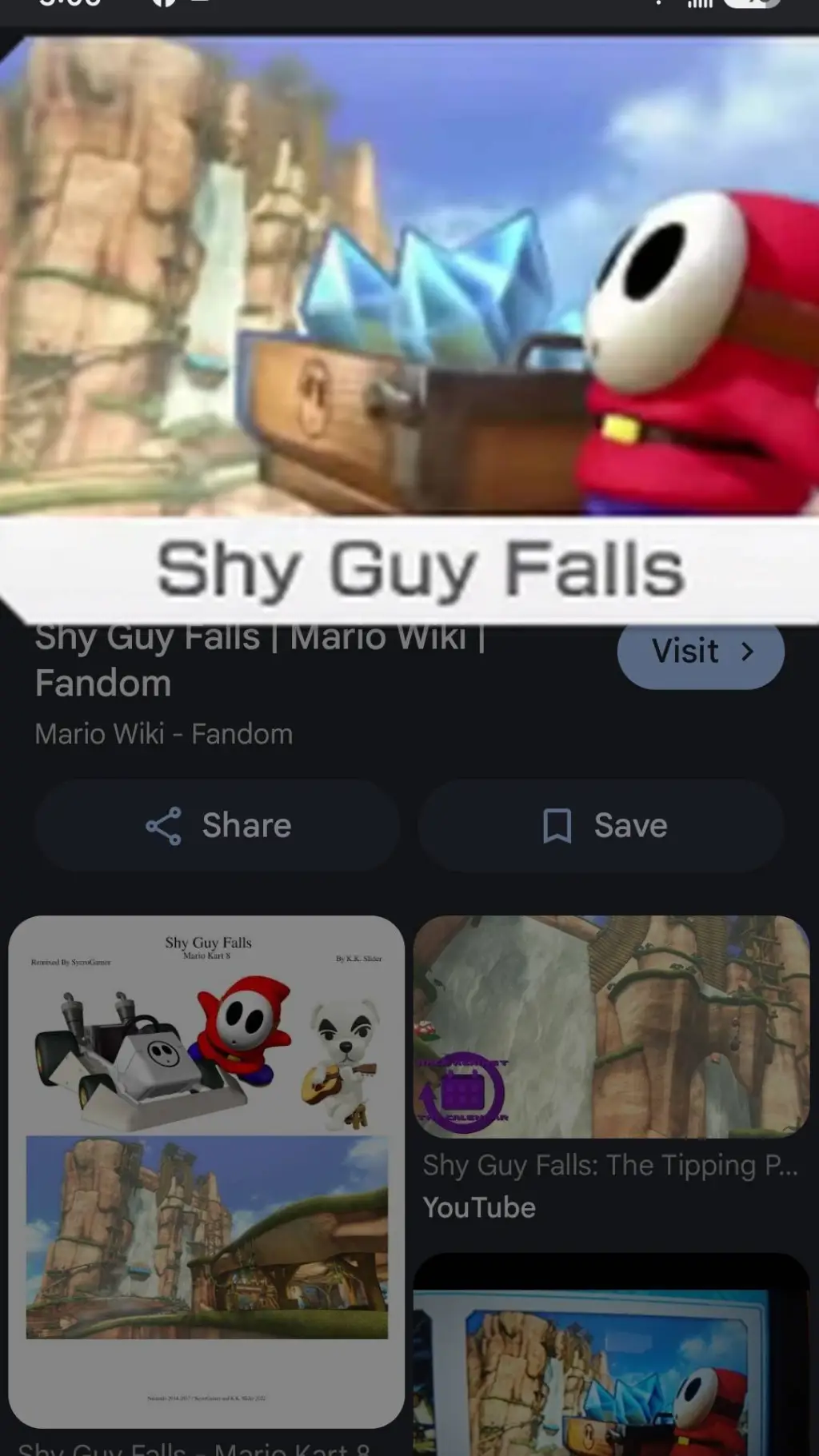 ai character: Shy Guy Falls. background