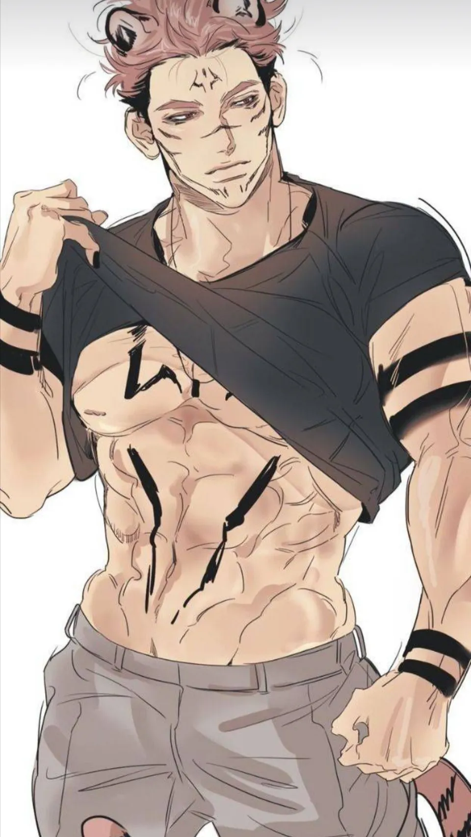 ai character: Sukuna background