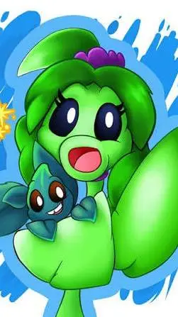 ai character: lanza guisante ♀️ background