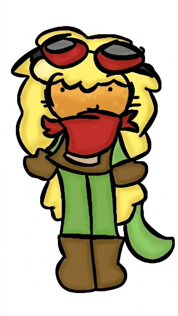 ai character: girasol de pvz background