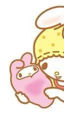 ai character: My melody bebe background