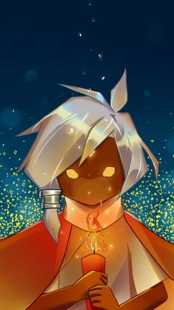 ai character: Sky CotL background